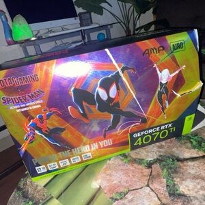 ZOTAC Gaming GeForce RTX 4070 Ti Spider-Verse Inspired Graphics Card Bundle